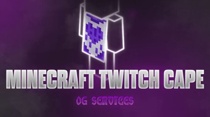 Minecraft Purple Heart Twitch Cape Code